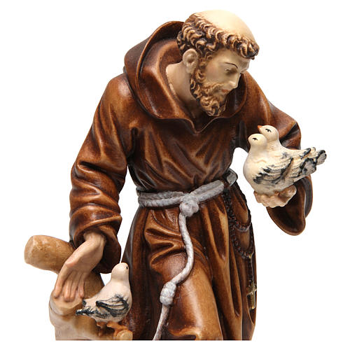 Figura swiety Franciszek kolorowa styl realistyczny