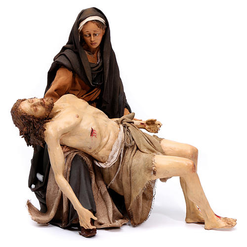 Pieta scena Złożenie do grobu Angela Tripi 30 cm 