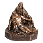 Figura z brązu Pieta 45 cm na ZEWNĄTRZ 150x150