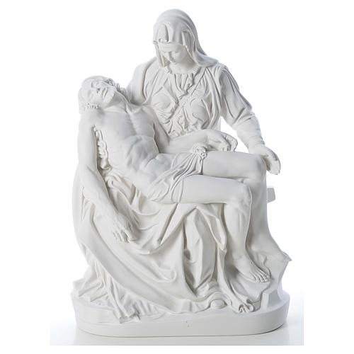 Pieta figurka marmurowa 53 cm