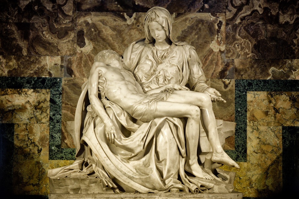 Pieta Michała Anioła i Lament Giotta
