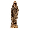 Figura Madonna z Lourdes 50 cm efekt brązu proszek marmurowy