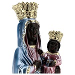 Figura gipsowa efekt masy perłowej Matka Boska Częstochowska 35 cm
