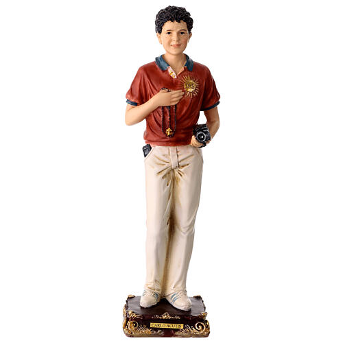 carlo acutis figurka zywica malowana 30 cm