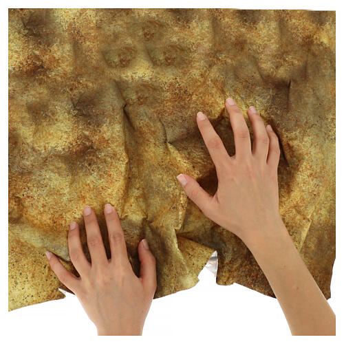 Papier plastyczny 60x60 cm, dekoracja pustynna do szopki