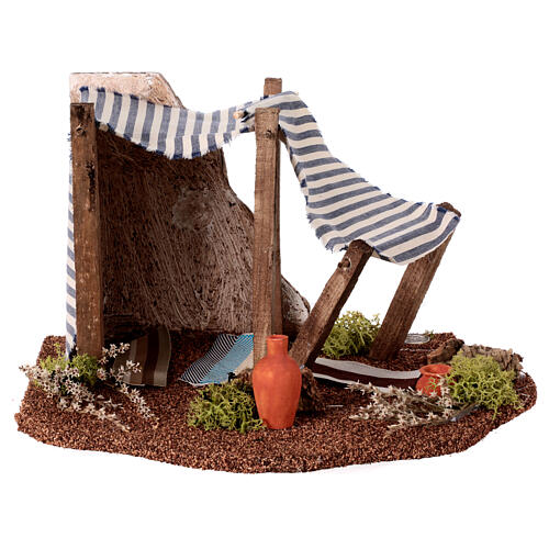 Namiot Trzej Królowie otoczenie Fontanini wioska 12 cm