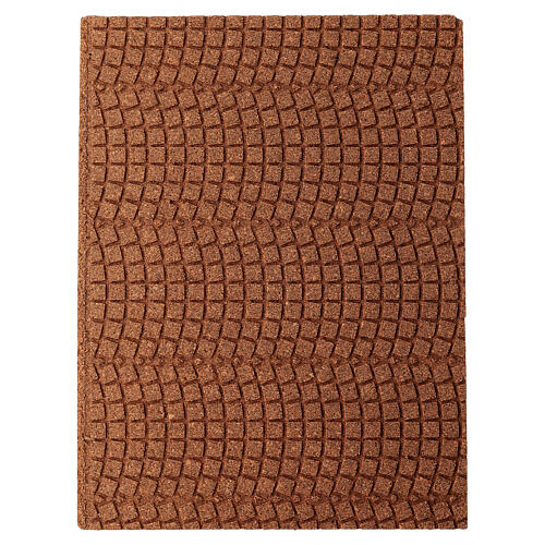 Panel korek mozaika: mur, podłoże do szopki zrób to sam, 35x25 cm