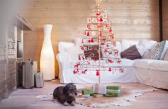 spiralne choinki bożonarodzeniowe