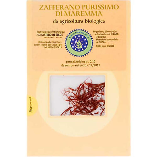 Szafran czysty ekstrakt Wspólnota Monastyczna z Siloe 0,10g