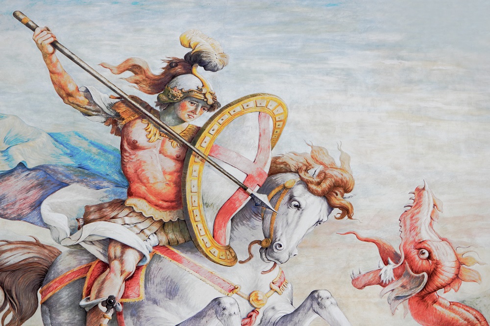 Historia św. Jerzego, który zabił smoka