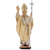 Figura Papież Benedykt XVI drewno malowane Val Gardena